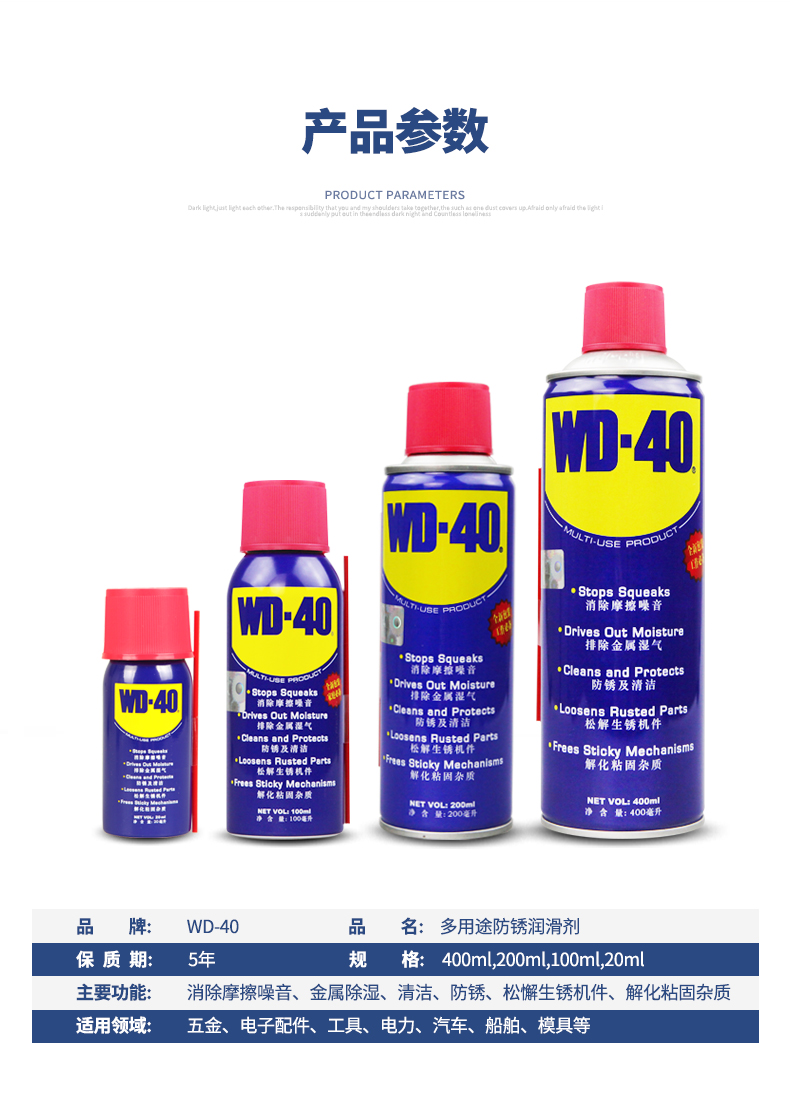 WD-40多功能防銹劑 車門、車窗、螺絲的全能護理專家